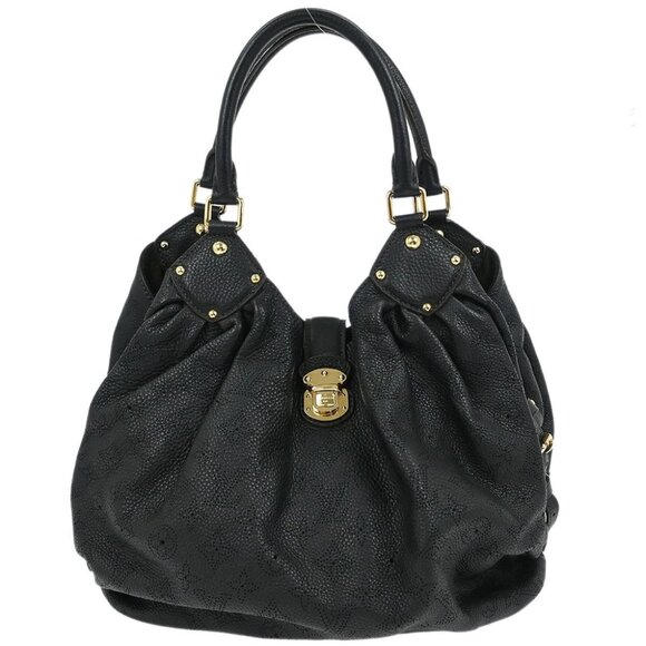 Louis Vuitton Black Mahina L Hobo Handbag - Picture 1 of 10